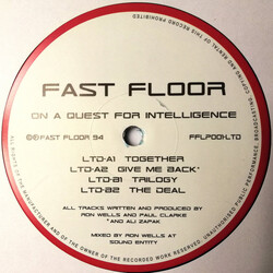 Fast Floor (2) On A Quest For Intelligence (Bonus Disc) USED VINYL 12INCH 33 S RPM LIMITED EDITION REPRESS