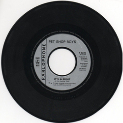 Pet Shop Boys It's Alright Vinyl 7" USED