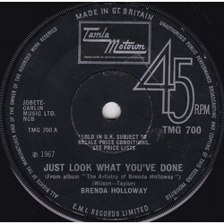 Brenda Holloway Just Look What You've Done USED VINYL 7INCH 45 RPM SINGLE
