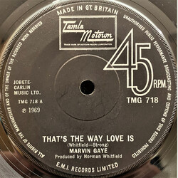 Marvin Gaye That's The Way Love Is USED VINYL 7INCH 45 RPM SINGLE