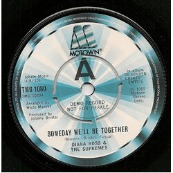 The Supremes Someday We'll Be Together USED VINYL 7INCH SINGLE PROMO