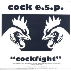 Cock E.S.P. / Dogliveroil Cockfight / August In Azusa USED VINYL 7INCH 33 S RPM LIMITED EDITION