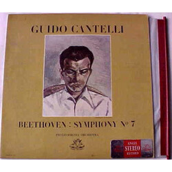 Guido Cantelli / Ludwig van Beethoven / Philharmonia Orchestra Symphony No. 7 Vinyl LP USED