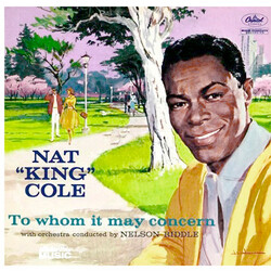 Nat King Cole To Whom It May Concern Vinyl LP USED