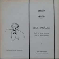 Leoš Janáček / Badisches Kammerorchester / Karl Ludwig Nicol Idylle For String Orchestra / Suite For String Orchestra Vinyl LP USED