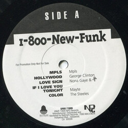Various 1-800-New-Funk Vinyl LP USED