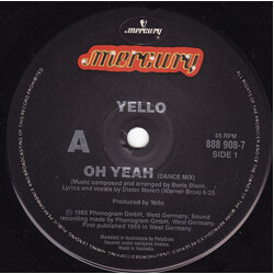 Yello Oh Yeah (Dance Mix) VINYL 7" USED
