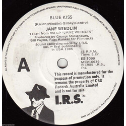 Jane Wiedlin Blue Kiss USED VINYL 7INCH 45 RPM SINGLE PROMO