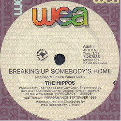 Hippos Breaking Up Somebody's Home USED VINYL 7INCH 45 RPM