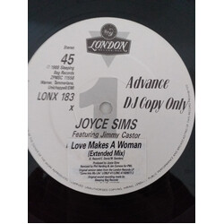 Joyce Sims Love Makes A Woman USED VINYL 12INCH PROMO