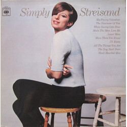 Barbra Streisand Simply Streisand Vinyl LP USED