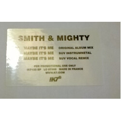 Smith & Mighty Maybe It's Me Vinyl 12" USED