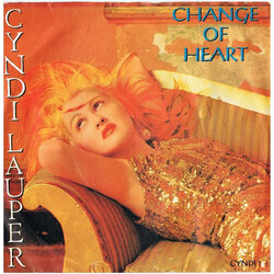 Cyndi Lauper Change Of Heart USED VINYL 7INCH 45 RPM SINGLE STEREO