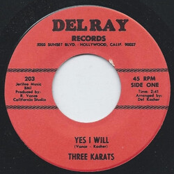 Three Karats Yes I Will Vinyl 7" USED