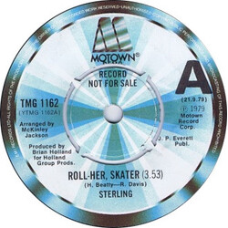 Sterling Harrison Roll-Her, Skater USED VINYL 7INCH 45 RPM SINGLE PROMO