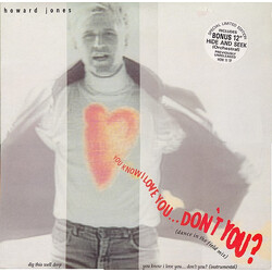 Howard Jones You Know I Love You...Don't You? USED VINYL 12INCH SINGLE + 12INCH SINGLE SIDED LIMITED EDITION