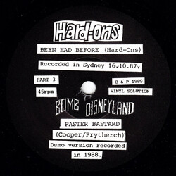 Mega City Four / Les Thugs / Hard-Ons / Bomb Disneyland Untitled USED VINYL 7INCH 45 RPM