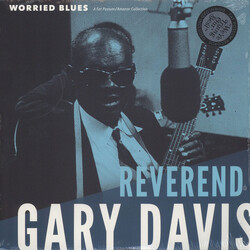 Rev. Gary Davis Worried Blues Vinyl LP USED