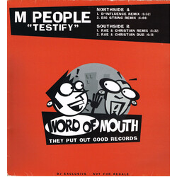 M People Testify USED VINYL 12INCH PROMO 33 S RPM