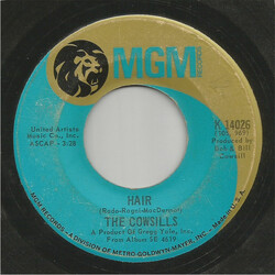 The Cowsills Hair / What Is Happy? USED VINYL 7INCH 45 RPM SINGLE