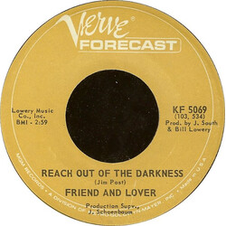 Friend And Lover Reach Out Of The Darkness / Time On Your Side USED VINYL 7INCH SINGLE 45 RPM