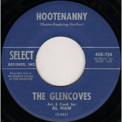 The Glencoves Hootenanny / It's Sister Ginny's Turn To Throw The Bomb USED VINYL 7INCH 45 RPM