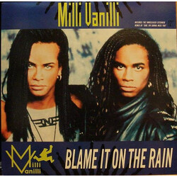 Milli Vanilli Blame It On The Rain VINYL 12" USED