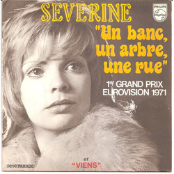 Séverine Un Banc, Un Arbre, Une Rue USED VINYL 7INCH 45 RPM REPRESS MONO