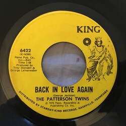 Patterson Twins Back In Love Again / Come To Me USED VINYL 7INCH 45 RPM