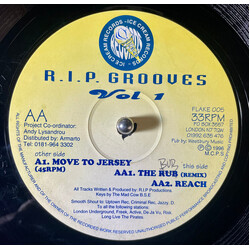 R.I.P. Productions R.I.P. Grooves Vol. 1 USED VINYL 12INCH 33 S RPM 45 RPM