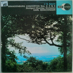 Johann Sebastian Bach / Stuttgarter Kammerorchester / Karl Münchinger Brandenburg Concertos Nos. 2, 4 & 5 Vinyl LP USED