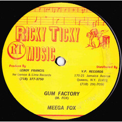 Meega Fox Gum Factory USED VINYL 12INCH 45 RPM MIXED STEREO