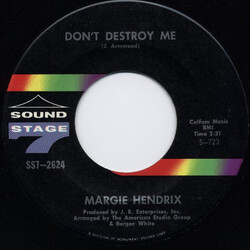 Margie Hendrix Don't Destroy Me / Jim Dandy USED VINYL 7INCH SINGLE 45 RPM