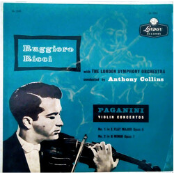Niccolò Paganini / Ruggiero Ricci / The London Symphony Orchestra / Anthony Collins (2) Violin Concertos No. 1 In D Major Opus 6 / No. 2 In B Minor Op