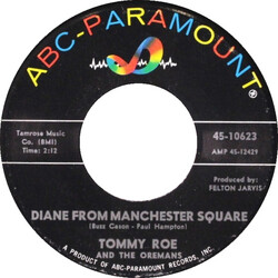 Tommy Roe / The Roemans Diane From Manchester Square / Love Me, Love Me USED VINYL 7INCH 45 RPM SINGLE