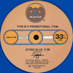 Foghat Stone Blue USED VINYL 12INCH 33 S RPM PROMO STEREO