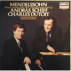 Felix Mendelssohn-Bartholdy / András Schiff / Charles Dutoit / Symphonie-Orchester Des Bayerischen Rundfunks Piano Concertos Nos. 1&2 Vinyl LP USED