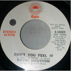 David Houston Can't You Feel It USED VINYL 7INCH 45 RPM PROMO