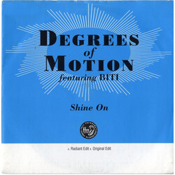 Degrees Of Motion Shine On USED VINYL 7INCH 45 RPM SINGLE