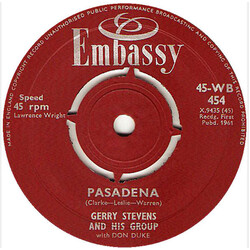 Gerry Stevens And His Group / Don Duke / Kim Davey Pasadena / I've Told Every Little Star Vinyl 7" USED