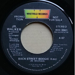 Junior Walker Back Street Boogie USED VINYL 7INCH PROMO