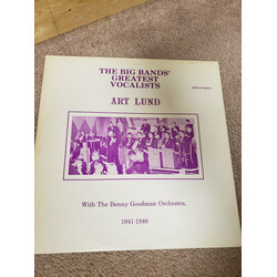 Art Lund / Benny Goodman And His Orchestra Art Lund With The Benny Goodman Orchestra, 1941-1946 Vinyl LP USED