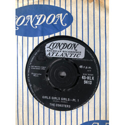 The Coasters Girls Girls Girls USED VINYL 7INCH 45 RPM