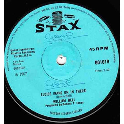 William Bell Eloise (Hang On In There) USED VINYL 7INCH SINGLE