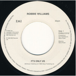 Robbie Williams It's Only Us / She's The One USED VINYL 7INCH 45 RPM SINGLE JUKEBOX