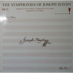 Joseph Haydn Symphony N°57 In D Major - Symphony N°17 In F Major-Symphony N°1 In D Major Vinyl LP USED