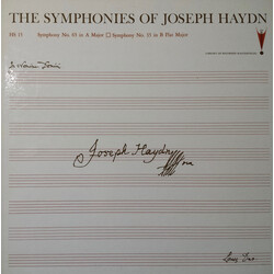 Joseph Haydn Symphony N°65 In A Major - Symphony N°35 In B Flat Major Vinyl LP USED