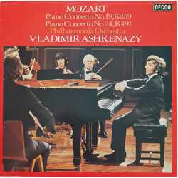 Wolfgang Amadeus Mozart / Vladimir Ashkenazy / Philharmonia Orchestra Piano Concerto No.19, K.459 ; Piano Concerto No.24, K.491 Vinyl LP USED
