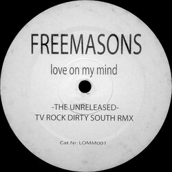 Freemasons Love On My Mind USED VINYL 12INCH SINGLE SIDED UNOFFICIAL RELEASE
