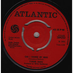 Tyrone Davis Can I Change My Mind / A Woman Needs To Be Loved USED VINYL 7INCH SINGLE 45 RPM